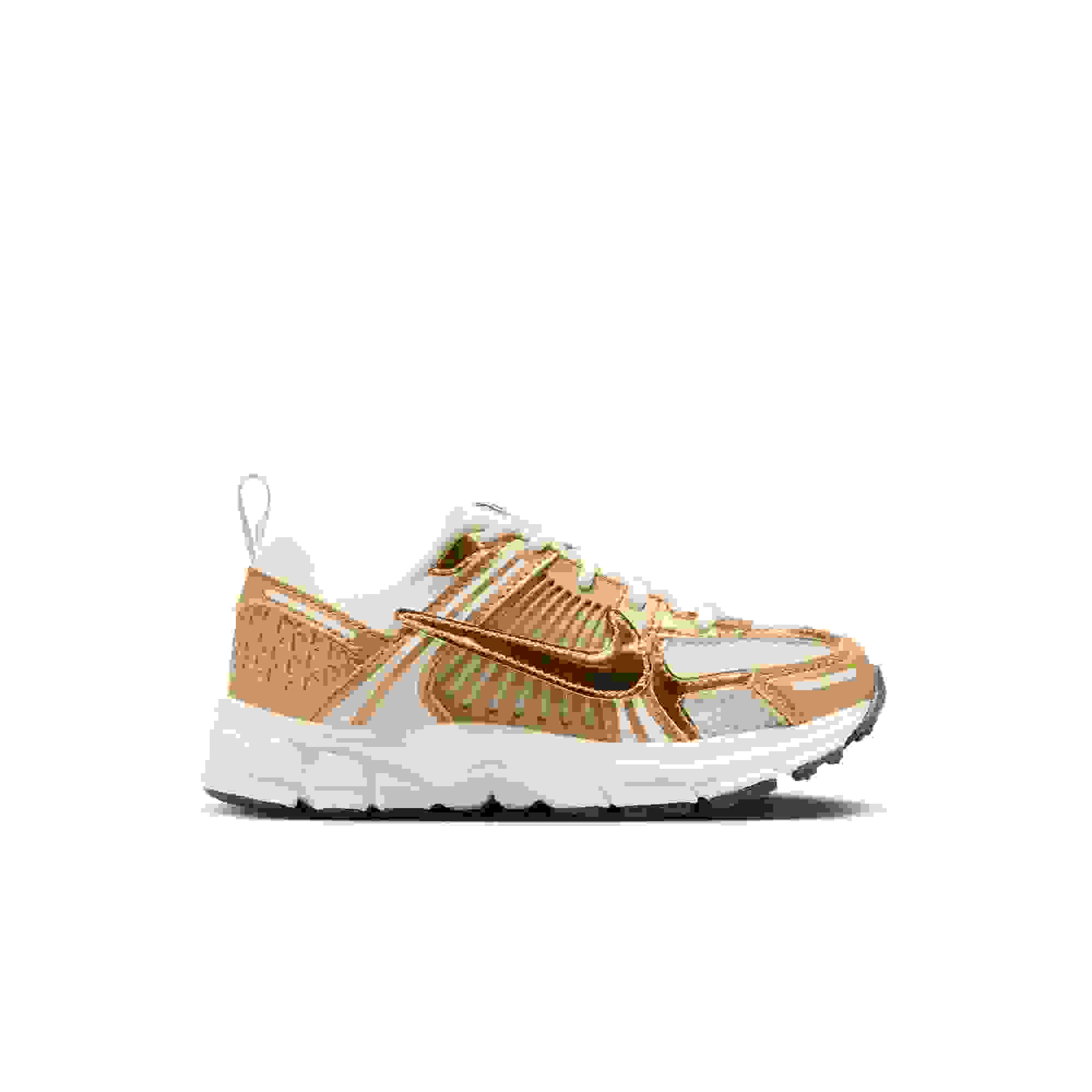 Nike Vomero 5 Preschool Girls' "Sail/Metallic Gold/Anthracite" Shoe